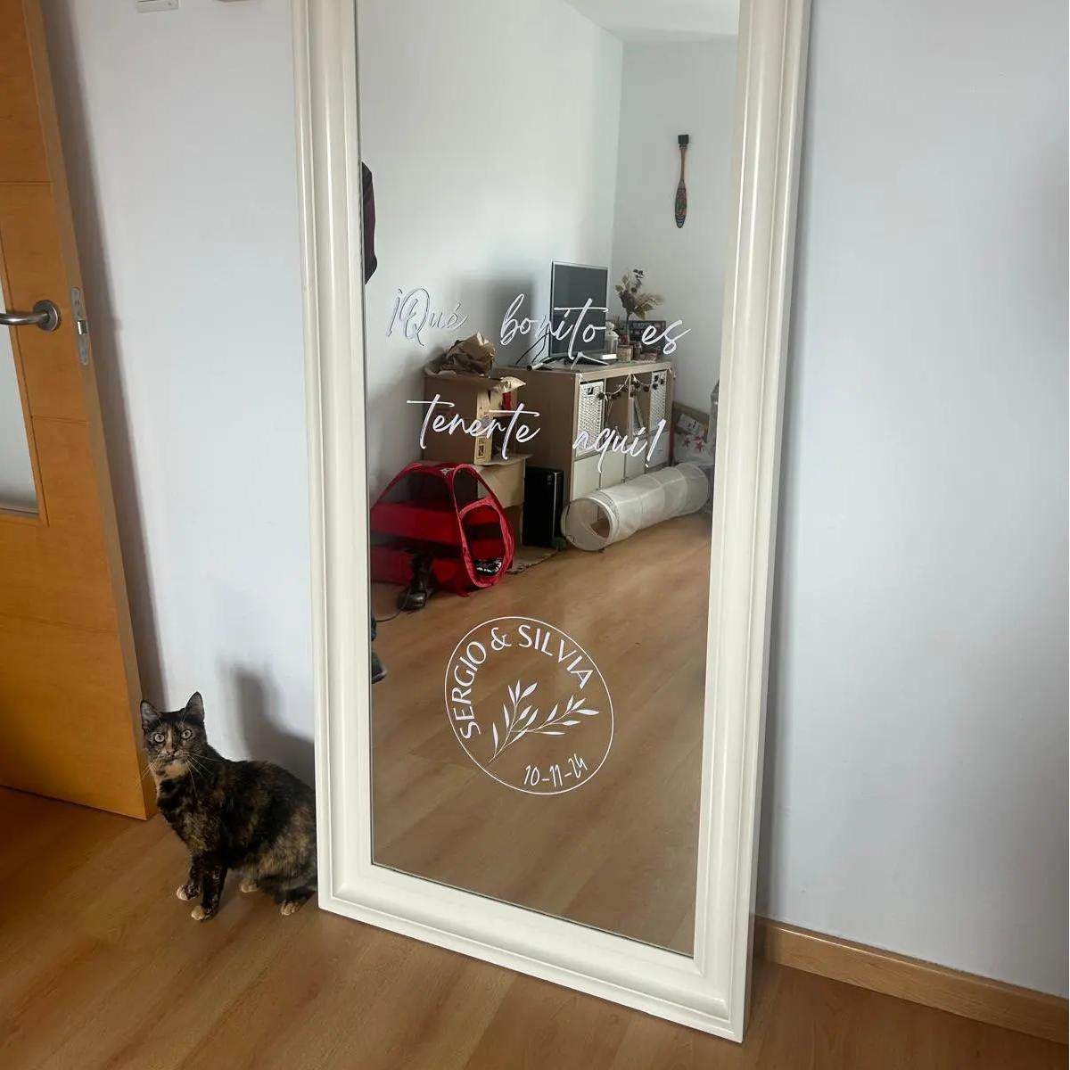 Vinyl Floor Plank - Adesivos de sinal de casamento espanhol