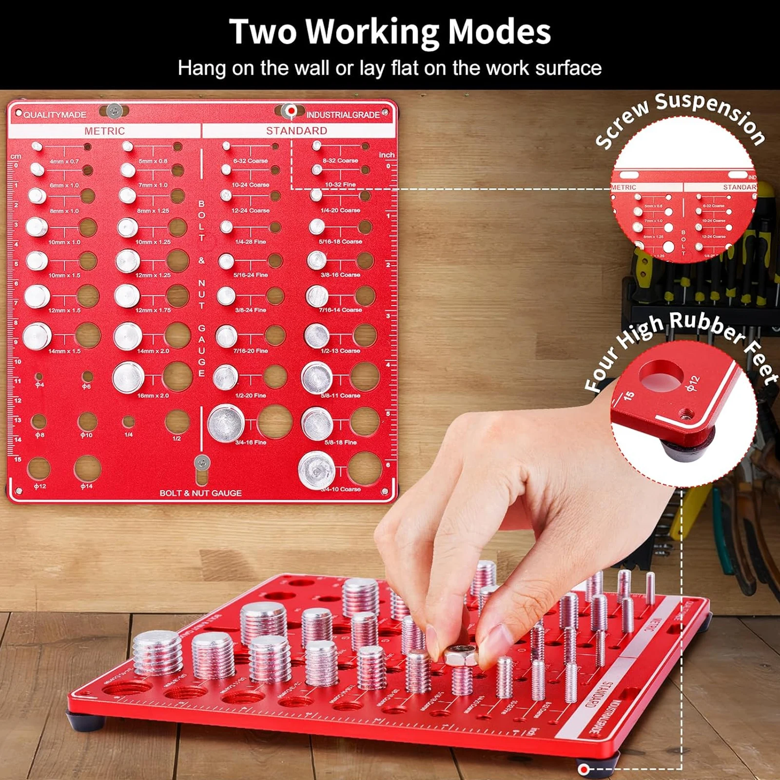 Conjunto de Calibres de Rosca  - Home Improvement Items avaliação e preço